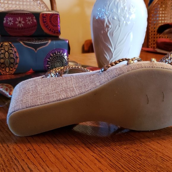 Laura Ashley Platform Wedge 9M - Picture 3 of 4